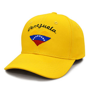 Gorra de Béisbol Bordada de Venezuela con Patrón de Letras en Sarga, Gorra Personalizada Bordada Transpirable para Hombres y Mujeres, Ropa Urbana para Exteriores - Product Image 4