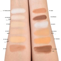 Poudre compacte pressée naturelle vegan personnalisable avec logo, maquillage visage waterproof, contrôle du sébum, poudre fixante mate à marque privée
