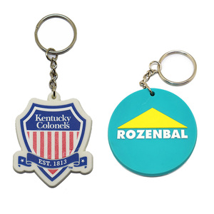 Personalized Promotion Soft Pvc Key Chain Custom logo Alphabet Soft Rubber Silicone 3d/2d Custom Key Chain - Product Image 4