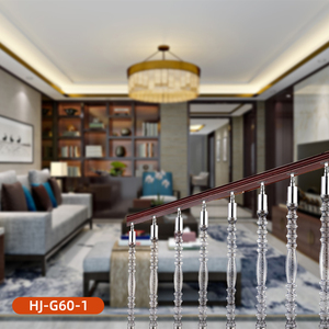 Excellente qualité design luxueux intérieur transparent acrylique balustrades maison duplex <span class=keywords><strong>rampe</strong></span> en plastique - Product Image 2