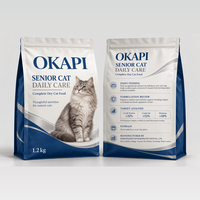 Nourriture pour chats seniors OEM, 32% de protéines, digestion facile, soutien articulaire, taurine, phosphore équilibré, croquettes molles, 1,2 kg