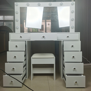 Tocador de Diseño OEM para Dormitorio, Ecológico e Inodoro, Tocador Infantil de MDF con Luz LED - Product Image 2