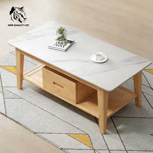 China Manufactory <b>Low</b> Cost Customized Large Stock Ready Ship Solid Wood Eco-Friendly Easy Assembly Newest Design Coffee <b>Table</b> - Product Image 4