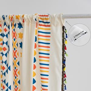 <span class=keywords><strong>Tende</strong></span> stampate digitali in stile persiano, geometria astratta, adatte per feste di vacanza vita quotidiana di casa alberghi bar e così via - Product Image 6