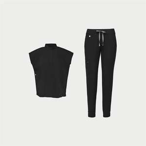 क्रॉस-बॉर्डर हाई-एंड चार-तरफा खिंचाव wr पुरुषों और महिला जैकेट नर्सिंग वर्दी स्क्रब नर्स सर्जिकल सूट सेट - Product Image 3