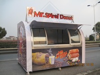Camion de nourriture restaurant entièrement équipé magasin d'alimentation chariots de vendeurs de rue à vendre chariots de nourriture de poulet frit