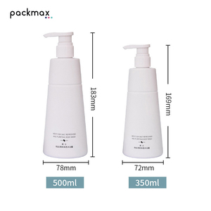 350ml 500ml PET Tapered <b>Pump</b> <b>Bottle</b> for Men Body Wash Lotion - Male Shower Gel Cosmetic Container Wholesale - Product Image 2