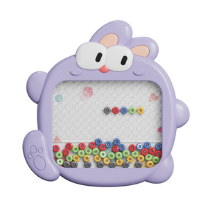 LEZA BABY Pizarra Magnética Educativa Personalizada con Rompecabezas <span class=keywords><strong>de</strong></span> Conejo <span class=keywords><strong>de</strong></span> Plástico, Bolígrafo <span class=keywords><strong>de</strong></span> Puntos Magnéticos, Características <span class=keywords><strong>de</strong></span> Seguridad <span class=keywords><strong>de</strong></span> Plástico ABS - Product Image 1