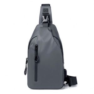 Men's Lightweight Korean Style Crossbody <b>Backpack</b> <b>Simple</b> Fashionable Student Travel Bag with Printable Logo Promotional Features - Product Image 1