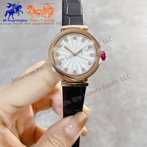 Reloj de Pulsera de Cuarzo de Lujo BVGRI para Mujer, Resistente al Agua, Correa de Cuero, Cristal de Aleación, Esfera Ovalada, Diseño Moderno con Manecillas, para Negocios - Product Image 6