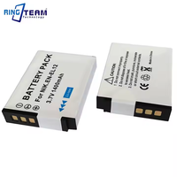 Batería Recargable de Iones de Litio OEM/RingTeam de 1400mAh y 3.7V EN-EL12 para Cámaras Nikon Coolpix S9700 S9500 S9400 S9300 S9100 S8200
