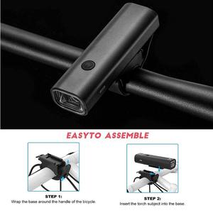 Đèn Pha Xe Đạp Chống Nước Sạc USB Đèn Pha Xe Đạp Hợp Kim Nhôm XML T6 Cho Xe Đạp/Chạy Đêm - Product Image 4