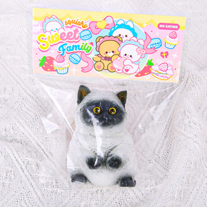 Jincan Lindo Gato de Peluche Antiestrés de Simulación, Muñeco de Alivio del Estrés, Venta al por Mayor de Fábrica, Regalo Festivo, Juguetes para Apretar - Product Image 5