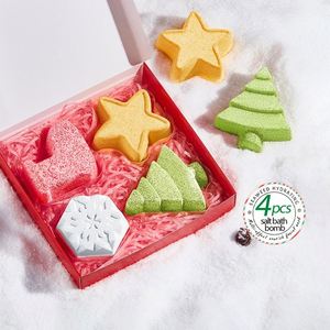 Juego de bolas de sal de baño SADOER para Navidad, juguetes para limpiar el cuerpo, bolas de sal de baño, juguetes de baño, éxito en ventas en comercio exterior transfronterizo - Product Image 3