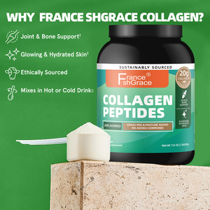 Complément de collagène en peptides nutraceutiques pour la santé des articulations des adultes, 500g de poudre de collagène en peptides - Product Image 3