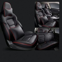 Housses de siège de voiture complètes en cuir de luxe durable, imperméables, protège-sièges auto pour Honda XRV CRV Fit Accord Vezel