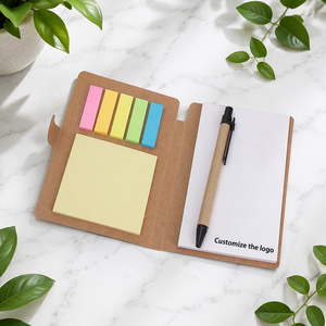 CCH Customized logo kraft paper <b>notepad</b> office memo sticker set - Product Image 3