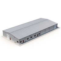 Galvanizado vigas de techo almacén de material de construcción de estructura de acero de Marco