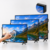Venta al por Mayor de Televisores Inteligentes Android 4K de 85 y 100 Pulgadas, Pantalla Grande LED, Proveedor de Fábrica para Importadores y Proyectos en Todo el Mundo