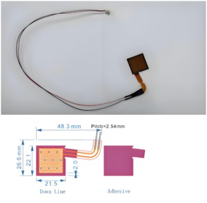 Sensore FSR a punto singolo FPC resistente alle alte temperature, precisione ±5%, trigger a 10g per elettronica indossabile intelligente - Product Image 3