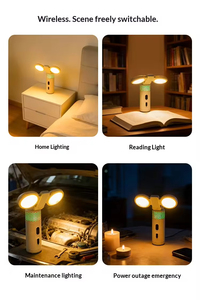 Lampe de nuit multifonctionnelle à sept couleurs changeantes, rechargeable par Type-C avec fonction magnétique pour le camping - Product Image 5