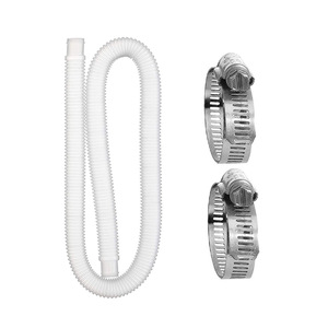 Tuyau de remplacement pour piscine gonflable, pour pompes Intex 300 330 530 1000 gallons, tuyau flexible en PVC avec pinces, accessoires de piscine - Product Image 5