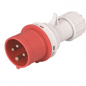 ปลั๊กไฟอุตสาหกรรมคุณภาพสูง 32A 400V IP44 ทองเหลือง CEE/IEC60309-2 พร้อมช่องเสียบ 5 ช่องสำหรับระบบไฟฟ้า - Product Image 4