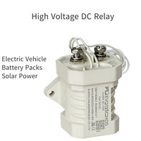 Contacteur CC haute tension 1000V 100A série EVQ100 avec contact auxiliaire 12/24/48V pour solaire, véhicules électriques et systèmes de stockage d'énergie (ESS)