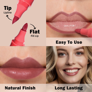 Delineador de Labios y Lápiz Labial Líquido 2 en 1 Vegano, Impermeable, Mate e Hidratante de Alta Calidad Personalizado (Múltiples Colores) - Product Image 3