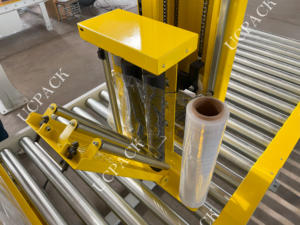 <span class=keywords><strong>Machine</strong></span> d'emballage en porte-à-faux entièrement automatique/bobineuse à bras oscillant de cadre <span class=keywords><strong>Longmen</strong></span>/<span class=keywords><strong>machine</strong></span> d'emballage de film plastique - Product Image 3