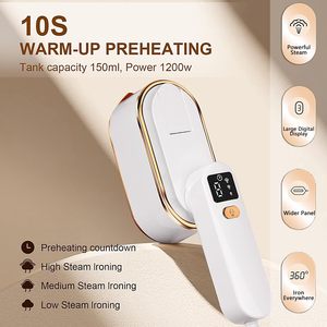 Fer à vapeur portable 2026, nouveau mini fer de voyage, machine à repasser à sec et à vapeur, fer à vapeur pliable à main pour vêtements - Product Image 2