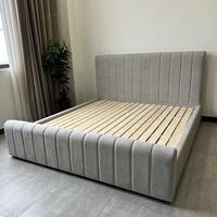 Ensemble de chambre à coucher de luxe, meubles de maison, hôtel, lits à plateforme