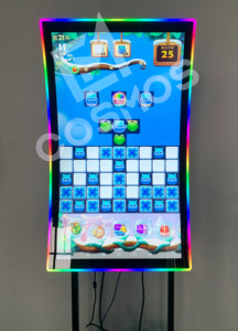 LED Halo <strong>Display</strong> 32 43 49 55 Inch Capacitive Touchscreen C Curved Skill Game Machine <strong>Touch</strong> Monitors Monitor Curvo Vertical - Product Image 3