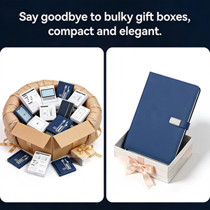 Carnet intelligent IA pour la productivité au bureau avec couverture en cuir PU de luxe et application gratuite incluse - Product Image 5