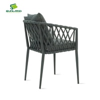 Silla de Comedor Apilable SUNLAND, Directo de Fábrica, Color Personalizado, Estructura de Aluminio, Apta para Cafeterías y Hostelería
