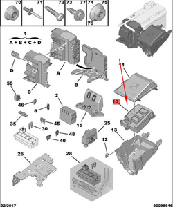 Boîtier de servo-moteur OE 9807091680 Z02 BSM pour Peugeot <span class=keywords><strong>308</strong></span> 308II 408 T9 Citroën C4 C4II B7 - Product Image 2