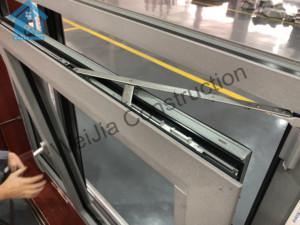 Ventana de inclinación y giro de aluminio con rotura de puente térmico de estilo europeo, <span class=keywords><strong>ventanas</strong></span> modernas, <span class=keywords><strong>ventanas</strong></span> y puertas insonorizadas hechas <span class=keywords><strong>en</strong></span> China - Product Image 6