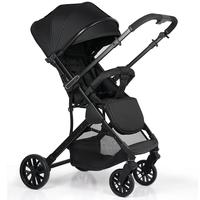 Nouveau-né Réversible Léger Pliant Bébé Poussette Portable Landau Poussette Buggy Système De Voyage pour Nouveau-nés et Tout-Petits