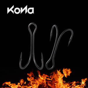 도매용 고탄소강 지그 헤드 기어 후크 이중 낚싯바늘 – 바닷물, 강, 호수 낚시용 저항성 스위블 후크 - Product Image 6