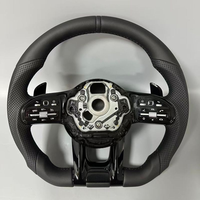 Volant en cuir pour Mercedes Benz C190 W117 W166 W177 S500 W205 W213 W216 W217 W218 W222 W253 W257 W463 GLE G63 C63AMG
