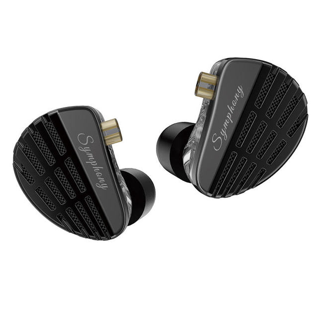 KZ Symphony 13.2mm Planar Driver +6mm Dynamic Driver Hybrid Earphones HiFi Bass Earbuds in Ear Monitor Headphones Headset