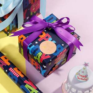 Customized Printed Logo Gift Cartoon <b>Wrapping</b> <b>Paper</b> Kids Birthday <b>Christmas</b> <b>Wrapping</b> <b>Paper</b> Roll - Product Image 4