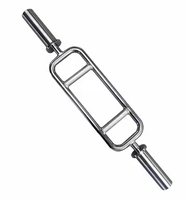 Barre de musculation personnalisée en acier moleté, hexagonale, courbée, pour triceps, biceps, triceps, haltérophilie, gym, maison, barre marteau
