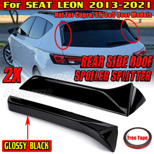 2x Alerón Lateral Trasero para Ventana de Coche, Labio de Alerón Trasero para Seat Leon 5F FR Mk3 MK3.5 Sedán, Divisor de Maletero Trasero, Alerón - Product Image 1