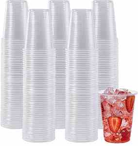 Vasos de Plástico Desechables Transparentes de 7 Oz, Resistentes, para Bebidas Frías y Calientes, Ideales para Fiestas - Product Image 1