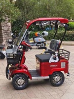 Excellente qualité Yisen Auto Scooter de mobilité à 4 roues électrique à carrosserie ouverte avec une portée de 50 à 70km