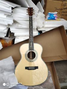 <span class=keywords><strong>Guitarra</strong></span> Acústica de Lujo de 40 Pulgadas con Incrustaciones Artesanales, <span class=keywords><strong>Guitarra</strong></span> Electroacústica, <span class=keywords><strong>Guitarra</strong></span> Hecha a Mano de Madera Sólida - Product Image 2