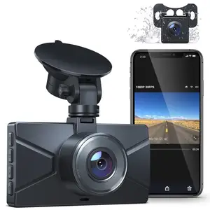 Hot sale Dash Cam 3 Inch Ips Screen Wifi Dash Camera 1080p Front And Inside For Car Black Box Dual Dashcam