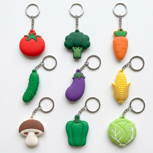 Wholesale Hot Selling Personalised Promotional Minimalist Cartoon Cute <b>Keychain</b> Charms for Accessories - Product Image 4