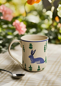 Duyên dáng thỏ thiết kế cao cấp gốm cốc cà phê lý tưởng cho trang trí nội thất tinh tế Cốc Cốc với nghệ thuật tinh tế - Product Image 3